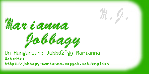 marianna jobbagy business card